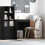 VidaXL vidaXL Desk Black Oak 60 x 50 x 76 cm 1