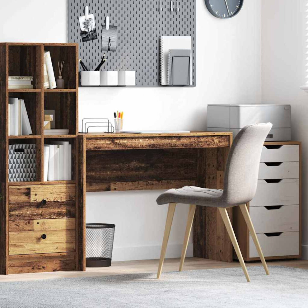 Vidaxl Desk Old Wood 100 X 40 X 76 Cm