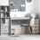 VidaXL vidaXL Desk Concrete Grey 100 x 40 x 76 cm 1