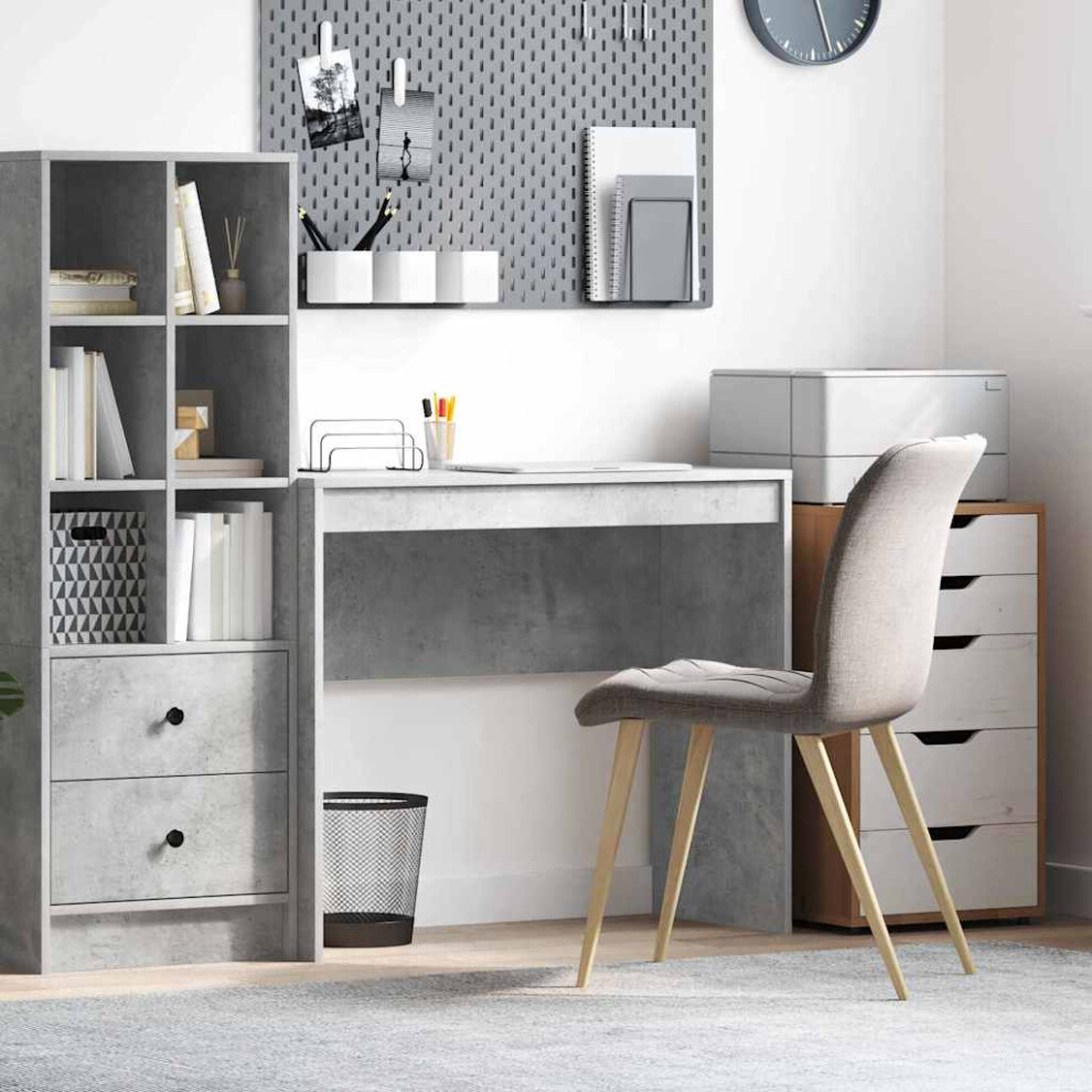 Vidaxl Desk Concrete 90 X 40 X 76 Cm Grey