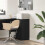 VidaXL vidaXL Sideboard with Drawer Black Oak 38 x 34 x 75 cm 1