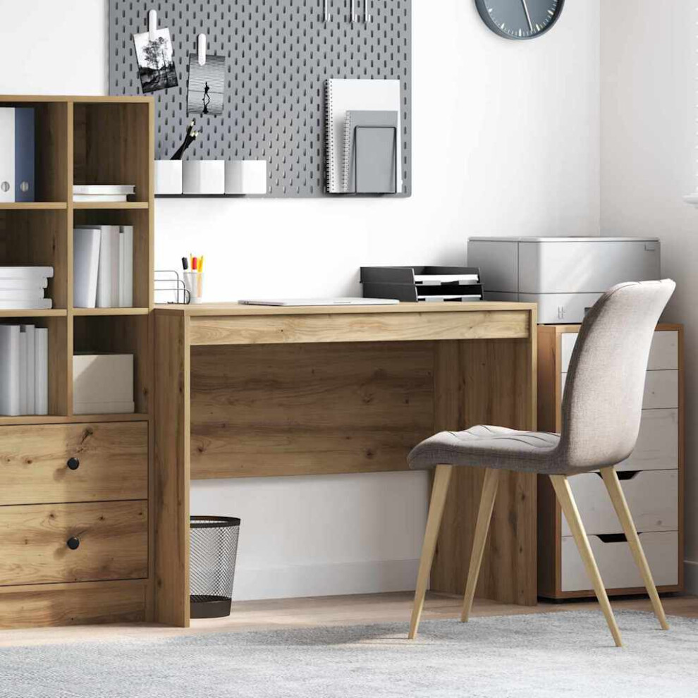 Vidaxl Desk Artisan Oak 100 X 50 X 76 Cm