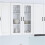 VidaXL vidaXL Dishwasher Panel with Shelf High Gloss White 80 x 31 x 100 cm 1