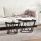 VidaXL vidaXL Side Table Set 2 pcs Black oak 50 x 50 x 40 cm 1