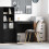 VidaXL vidaXL Desk Black Oak 70 x 50 x 76 cm 1