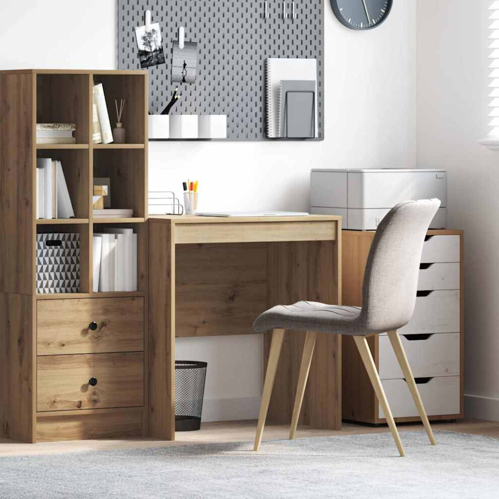 Vidaxl Desk Artisan Oak 70 X 50 X 76 Cm