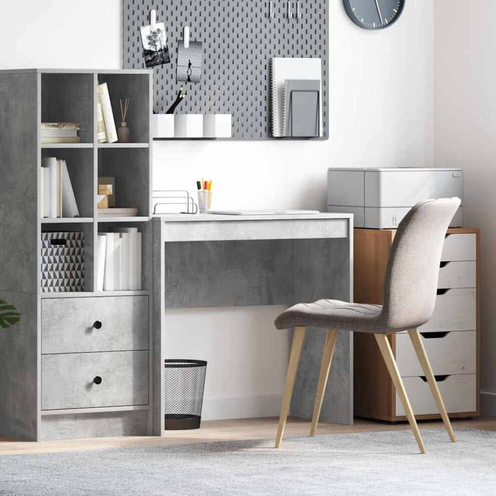 Vidaxl Desk Concrete 80 X 40 X 76 Cm Grey