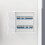 VidaXL vidaXL Access Panels White 30 x 30 cm ABS Plastic 1