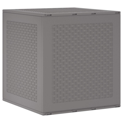 VidaXL vidaXL Storage Box Light Grey 55 x 53 x 57 cm Polypropylene