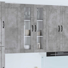 vidaXL Dishwasher Panel Concrete Grey 60 x 31 x 100 cm Engineered Wood