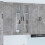 VidaXL vidaXL Dishwasher Panel Concrete Grey 60 x 31 x 100 cm Engineered Wood 1