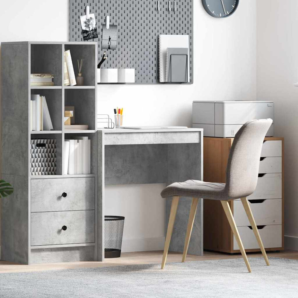 Vidaxl Desk Concrete 70 X 40 X 76 Cm Grey