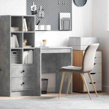 vidaXL Desk Concrete Grey 60 x 50 x 76 cm