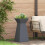 VidaXL vidaXL Pillar Planter Anthracite 35 x 35 x 73 cm 1