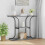 VidaXL vidaXL Console Table Grey Sonoma 101 x 35 x 80.5 cm Engineered Wood 1