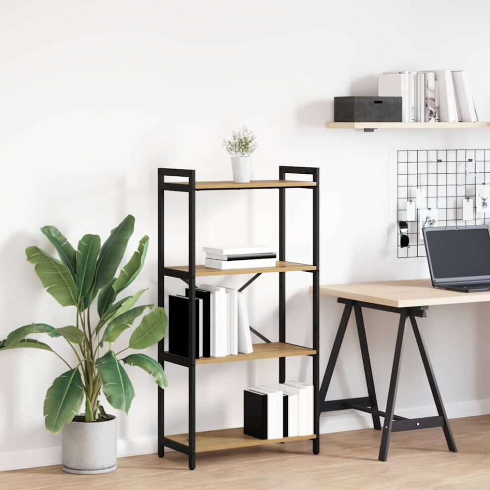 Vidaxl Bookshelf Artisan Oak 60 X 30 X 120 Cm Engineered Wood