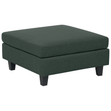 Ottoman UNSTAD Fabric Dark Green
