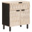 VidaXL vidaXL Bedside Cabinet White 50 x 33 x 60 cm Solid Mango Wood 1