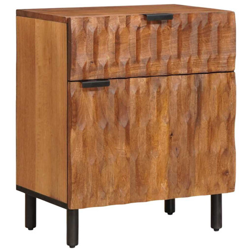 VidaXL vidaXL Bedside Cabinet Brown 50 x 33 x 60 cm Solid Mango Wood