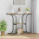 VidaXL vidaXL Console Table Sonoma Oak 101 x 35 x 80.5 cm Engineered Wood 1