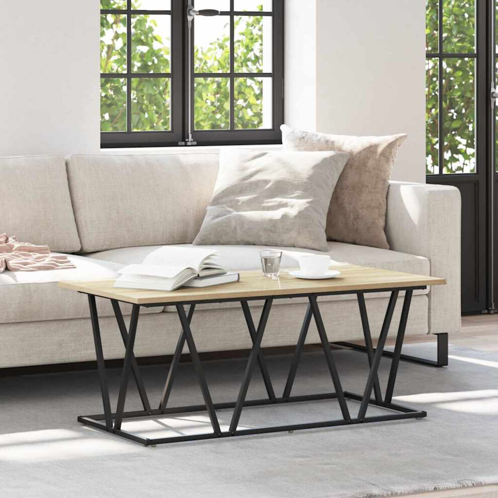 Vidaxl Coffee Table Sonoma Oak 100 X 50 X 40 Cm