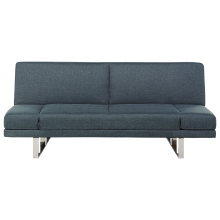 Sofa Bed 2 Seater YORK Fabric Blue