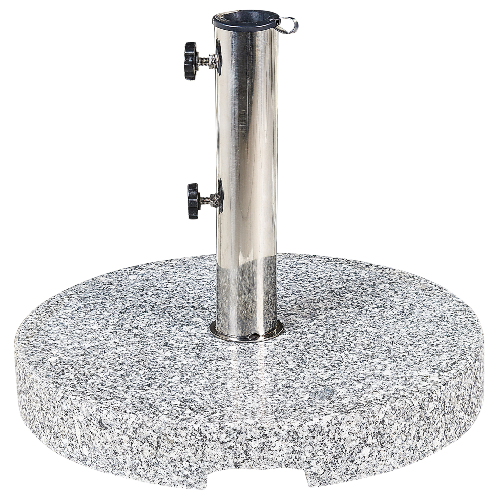 Beliani Parasol Base Ceggia Round 25 Kg Grey
