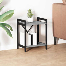 vidaXL Bookshelf Grey sonoma 40 x 30 x 50 cm Engineered Wood