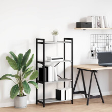 vidaXL Bookshelf Grey sonoma 60 x 30 x 120 cm Engineered Wood