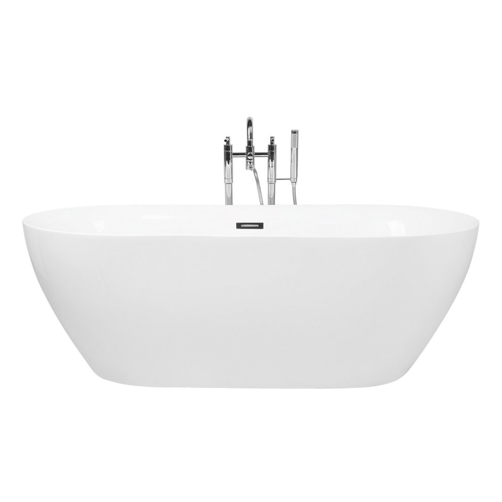 Beliani Freestanding Bathtub Carrera 1500 X 750 Mm White