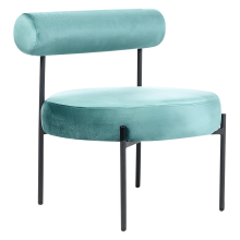 Armchair ALPHA Velvet Turquoise