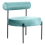 Beliani Armchair ALPHA Velvet Turquoise 1