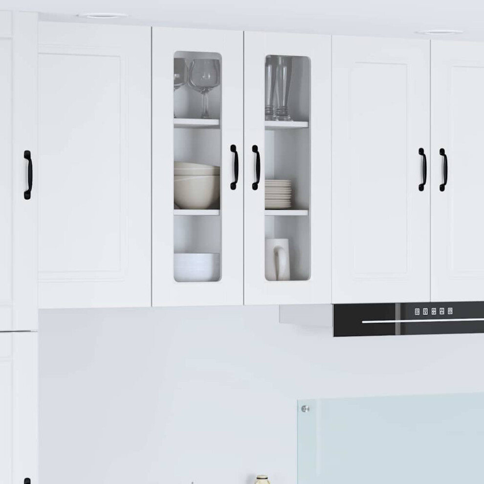 Vidaxl Kitchen Wall Cabinet Brown Oak 60 X 31 X 80 Cm Engineered Wood - Image 2