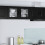 VidaXL vidaXL Dishwasher Panel 2 pcs Black 40 x 31 x 40 cm Engineered Wood 1