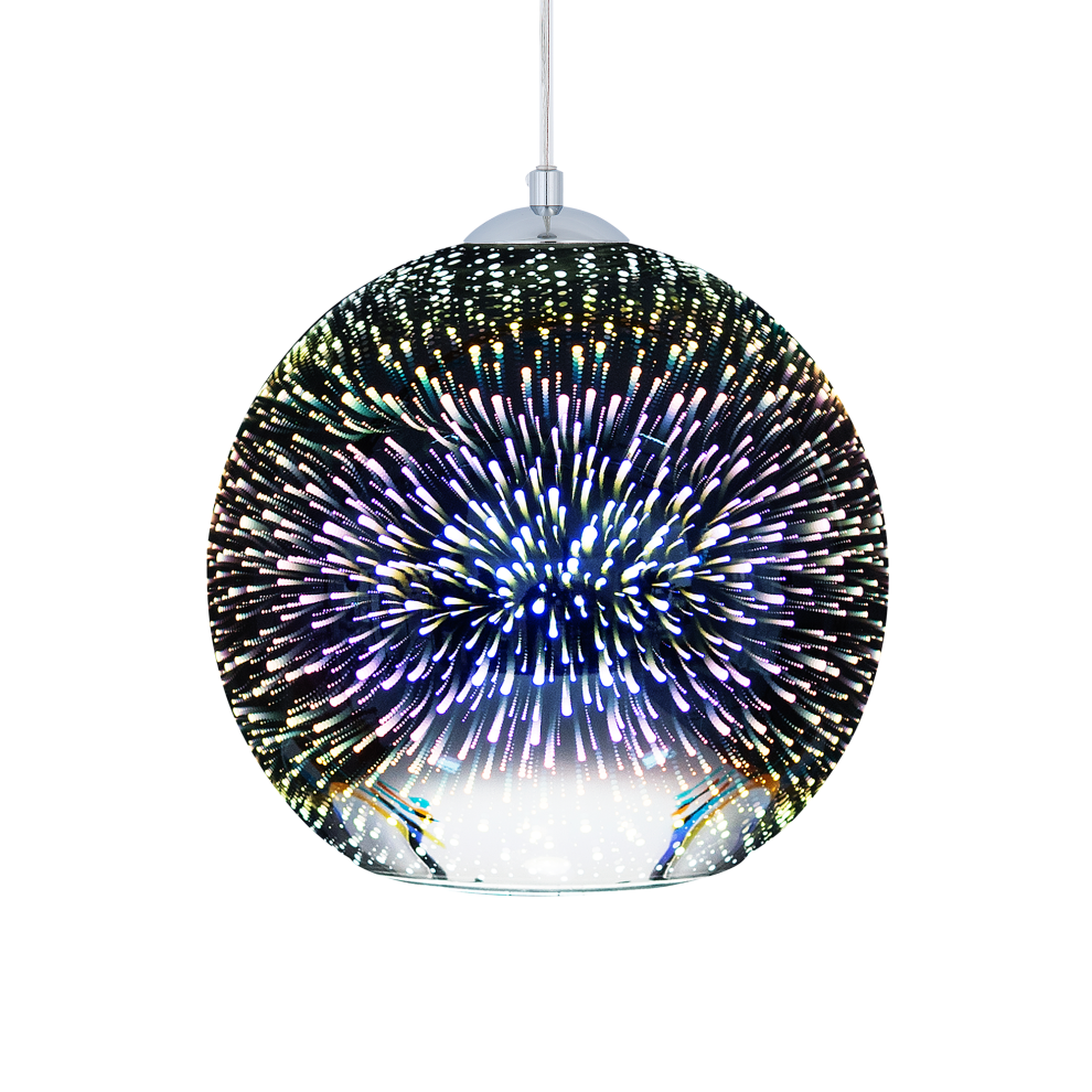 Pendant Lamp SESSERA Glass Silver