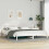 VidaXL vidaXL Bed Frame with Headboard White 200 x 210 cm Solid Pine Wood 1
