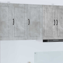 vidaXL Dishwasher Panel Concrete Grey 40 x 31 x 80 cm Engineered Wood