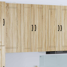 vidaXL Dishwasher Panel Sonoma Oak 30 x 31 x 100 cm Engineered Wood