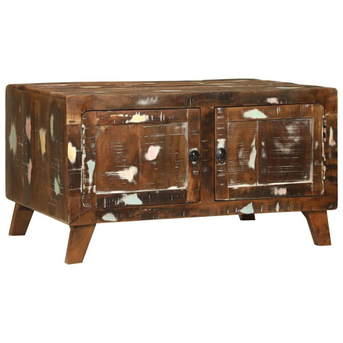 VidaXL vidaXL Coffee Table Multicolour 80 x 54 x 45 cm Solid Reclaim Wood 1