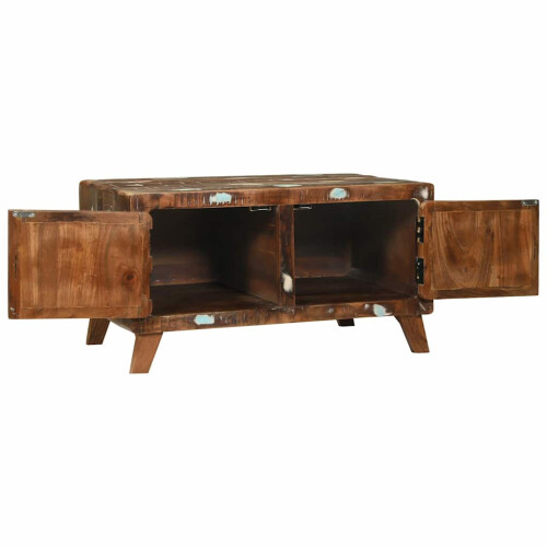 VidaXL vidaXL Coffee Table Multicolour 80 x 54 x 45 cm Solid Reclaim Wood 2