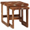 VidaXL vidaXL Nesting Tables 2 pcs Brown 46 x 46 x 45 cm Solid Reclaim Wood 2