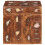 VidaXL vidaXL Nesting Table 3 pcs Brown Solid Reclaim Wood 5