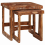 VidaXL vidaXL Nesting Tables 2 pcs Brown 46 x 46 x 45 cm Solid Reclaim Wood 3