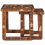 VidaXL vidaXL Nesting Tables 2 pcs Brown 46 x 46 x 45 cm Solid Reclaim Wood 5