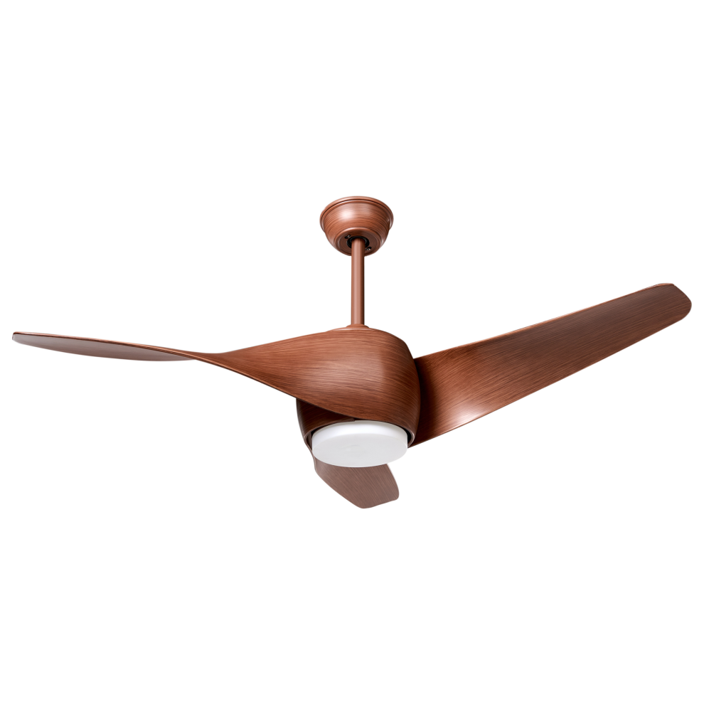 Photos - Fan Beliani Ceiling  with Light PARIA with Remote Brown 