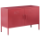Beliani Storage Unit URIA Metal Red 1