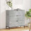 VidaXL vidaXL Sideboard Concrete Grey 79.5 x 33 x 82 cm Engineered Wood 1