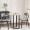 VidaXL vidaXL Table Top High gloss white  70 x 1.5 cm Engineered Wood 1