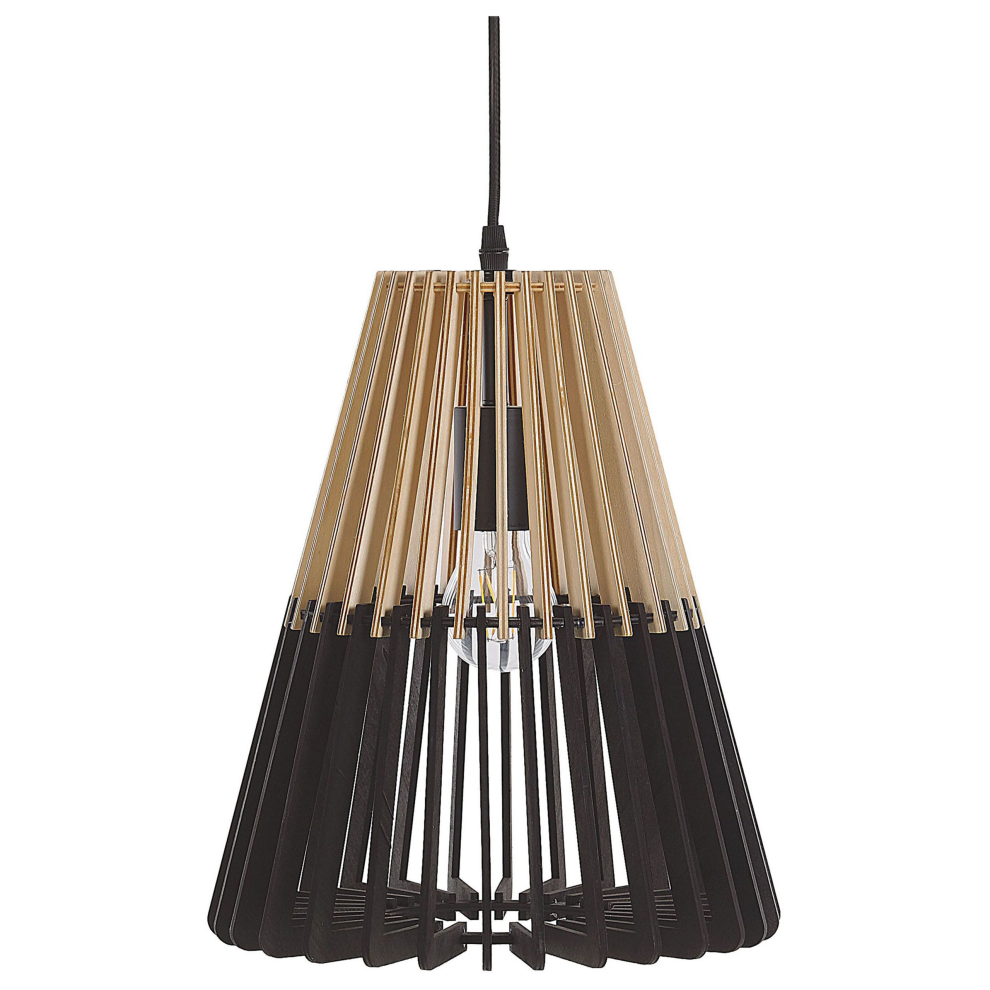 Beliani Pendant Lamp Cavalla Black