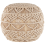 Beliani Pouffe Macramé KAYSERI Cotton Beige 1